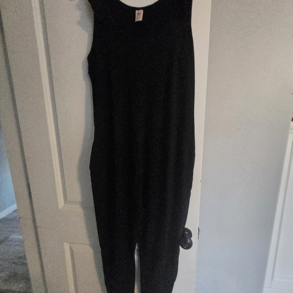 Smash + Tess Pants - Smash + Tess Black Sleeveless Jumpsuit